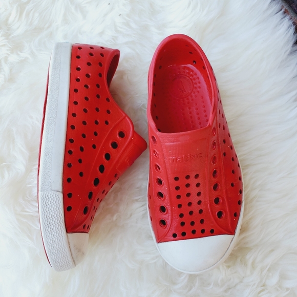 Native Other - Native Red White Jefferson Slip On Sneaker 9
